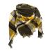 HANXIULIN ladies cotton scarf cotton elegant luxurious scarf vintage winter scarf with button warm scarf A AG