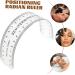 FOMIYES 1pc Eyebrow Ruler Eyeliner Brow Mapping Tool Eyebrow Grooming Stencil Kit Stencils Brow Shaper Pour - Buy Online on GoSupps.com