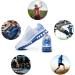 TORISKY Sports Sneakers for Men & Women - Lightweight Air Cushion Running Shoes - Comfortable Gym Fitness Footwear - EU Size 39 - White & Blue - Buy Online on GoSupps.com