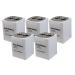 5pc Exell 266 Alkaline 9V Battery NEDA 1605 PP7 6F90