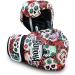 Buddha Fight Wear Fantasy Luzbel Boxing Gloves - 16oz Red - Muay Thai & Kickboxing - Odor-Resistant Synthetic Leather - Reinforced Seams - Unique Designs - Buy Online on GoSupps.com
