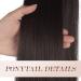 FESHFEN Straight Drawstring Ponytail Extension Natural Synthetic Long Pony Tails Hairpieces Clip in Ponytails Extensions for Women Girls Medium Brown 14 inch 14 Inch (Pack of 1) Medium Brown 6#-Drawstring - Buy Online on GoSupps.com