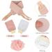 3-Piece Exfoliating Back Scrubber Set for Women - Bath Loofah Sponge, Exfoliating Glove, and Brush for Deep Clean Shower - Buy Online on GoSupps.com