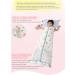 Chilsuessy Baby Sleeping Bag 3.5 Tog | Blue Sky | 120cm/3-6 Years | Adjustable & Removable Sleeves | Winter Wearable Blanket for Kids - Buy Online on GoSupps.com