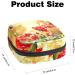 Watercolor Napkin Storage Bag | Poppy Flower Motif | Portable Period Bag for Women & Teens | Menstrual Cups & Breastfeeding Pillow Holder - Buy Online on GoSupps.com