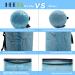 HEETA Waterproof Dry Bag for Women Men  5L/10L/20L/30L/40L Roll Top Lightweight Dry Storage Bag Backpack with Phone Case for Travel  Swimming  Boating  Kayaking  Camping and Beach Blue 5L - Buy Online on GoSupps.com