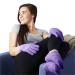 NatraCure Moisturizing Gel Booties and Gloves Set - Lavender - For Dry Skin, Cracked Heels, and Rough Skin - Use with Your Favorite Lotions - 155/175-LAV/RET - Buy Online on GoSupps.com