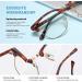 Blue Light Blocking Glasses Computer/Gaming/Screen Glasses for Women or Men Anti Blue Light & UV a1-3pack black+white+flower Gold - Buy Online on GoSupps.com