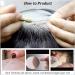 Realistic 100% Human Hair Fake Mustache for Men - Brown Lace Beard for Adults - Buy Online on GoSupps.com