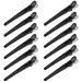 12PCS Sectioning Hair Clips Alligator Curl Hair Clips Long Plastic Hairdresser Clips Metal Duckbill Hair Clips Crocodile Hair Styling Clips No Bend Hair Pin for Women Girls Hair Salon 10.3cm/4.05inch