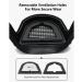 MUJICALA Full Face Shield  Super Transparent High-Definition Face Shield (black+gray) - Buy Online on GoSupps.com
