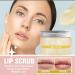 Natural Lip Scrub - Moisturizing Vanilla Sugar Scrub for Dry Lips | Exfoliating Lip Scrubber with Essential Oils | 1.76 Oz - Buy Online on GoSupps.com
