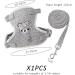 Shop Premium Rabbit Accessories: Harnesses Collars Leashes & Dishes for Small Animals - Adjustable & Breathable (Gray) - Buy Online on GoSupps.com