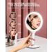 NICARE Makeup Mirror with Lights | 1X/5X Magnifying | 3 Colors LED | 360 Rotation | Magnetic Base | Travel Cosmetic Mirror - Buy Online on GoSupps.com
