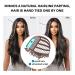 28 Inch Long Black Wigs for Women | Wavy Curly Synthetic Wig with Blonde Highlights - Perfect for Daily and Party Use - Buy Online on GoSupps.com