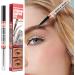 Microblading eyebrow pencilMicroblading eyebrow pen Eyebrow Gel Tint Waterproof Brow Microfilling eyebrow pen with 4 fork tip Womens hair like eyebrow ink pen for natural looking eyebrows 2LIGHT BROWN - Buy Online on GoSupps.com