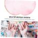 SOIMISS Palette de M lange en R sine de C ur Taille Moyenne pour Manucure et Maquillage Professionnel ou Personnel Outil Multifonction pour Nail Art et Pr sentation de Couleurs Roses - Buy Online on GoSupps.com
