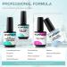 Morovan Builder Gel Nail Polish - 8-in-1 Clear Adhesive Hard Gel for Nail Extensions Top Coat Dehydrator & Primer - Perfect for Nail Art & Rhinestones - Buy Online on GoSupps.com