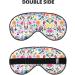 Mexican Otomi Animals Print Eye Mask | Unisex Soft Blocking Sleep Mask with Adjustable Strap - Buy Online on GoSupps.com