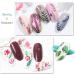 Summer Nail Art Stickers - 29 Self Adhesive Decals for Manicure DIY - Flamingo, Leaves, Cactus Design - Women, Girls, Kids Craft - Buy Online on GoSupps.com