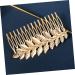 Angoily Bridal Hair Comb Gold Hair Comb Hair Combs Slides for Women Bridal Insert Comb Vintage Hair Accessories Bridal Hair Accessories Tiaras for Women Alloy Bride Olive Leaf Wedding - Buy Online on GoSupps.com