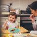 Silicone Suction Plate for Toddlers - Self Feeding Divided Dish and Bowl - Highchair Tray Compatible - Wyvern Mint Cream - Buy Online on GoSupps.com