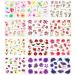 Retro Rose Nail Art Decals - 24 Sheets Floral Nail Stickers for Women | Water Transfer DIY Decoration & Manicure Tips - Buy Online on GoSupps.com