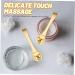SOESFOUFU 1 Set Eye Roller Head T-bar Set Roller Beauty Scoop Eye Cream Applicator Tool Fake Hair Edges Dark Circles Eye Essence Bar Tools Spoon Care - Buy Online on GoSupps.com