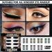 Maedack Eyeliner Stickers with Eyelash - 4 Pairs 2 in 1 Reusable Eyeliner and Eyelash Stickers Makeup Eyeliner Eyelash Sticker Self-Adhesive Shiny Eyeliner Stickers (pink) Pink 4 pair - Buy Online on GoSupps.com