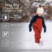 JAN & JUL Cozy-Dry Waterproof Bib Overalls Snow Pants for Kids 3-4T - Black - Buy Online on GoSupps.com