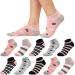 Sneakers socks women 35-38 39-42 10 pairs of cotton short socks girls socks multi-colored sneakers socks colorful women's socks with stripes dot 39-42 pink set