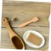  PACKOVE PACKOVE 5 Pieces Spatula for Facial Mask Eye Mask Massage Spoon Face Mask Spoon Skin Care Spatula Makeup Spatula Small Facial Spatula Makeup Mixing Spoons Light Brown Wooden - Buy Online on GoSupps.com