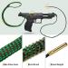 HUNTSEN Gun Snakes Cleaner | Rifle/Pistol/Shotgun Brushes | 5.56mm/9mm/7.62mm/10-20 GA/.44-.45 Cal/.375-.35 Cal - Buy Online on GoSupps.com