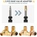 5-Piece Bicycle Valve Adapter Set - All-in-One Auto Valve French Valve & Air Pump Adapters with Sealing Rings for Efficient Inflation - Buy Online on GoSupps.com