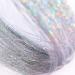 600 Glitter Metal Wire Hair Extensions Tinsel Straight Hair Accessories Holographic Dazzle Colour Straight Hair Extensions Ladies and Girls Hair Accessories (Gold Silver Pink) - Buy Online on GoSupps.com