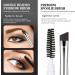 Qiveaory Individual Eyelashes Lash Bond and Seal Kit 4Pcs DIY Mascara with Waterproof Mascara Cluster Glue 72 Hours Fixation and Sealing Mascara Remover - Buy Online on GoSupps.com