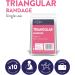 JFA Medical Non-Woven Triangular Bandage Arm Sling 90cm x 90cm x 127cm - Pack of 10 - Buy Online on GoSupps.com