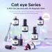Modelones Cat Eye Gel Nail Polish 6 Colors Holographic 9D Cat Eye Glitter Gel Polish Black Red Purple Blue Silver Brown Nail Gel Polish with Magnet Soak Off Led Nail Gel DIY Salon - Buy Online on GoSupps.com