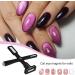Kuxiptin Cat Eye Magnet Cat Eye Magnet for Nails | 5 in 1 Strong Suction Cat Eye Nail Magnets Multifunction Nail Salon Art Tools for Beginners Black - Buy Online on GoSupps.com