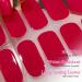 Ceboic Half Hardened UV Gel Strips - 22 Self-Adhesive French Nail Polish Stickers | Salon Quality Red Gel Nail Foils for Women & Girls | Christmas Nail Art Decoration - Buy Online on GoSupps.com