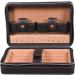 Cigar Boxs Cigar Case Cigar Box Cigar Humidors Leather Cigar Humidor with a Humidifier and Stainless Cutter Portable Light Weight Gift - Buy Online on GoSupps.com