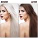 CAJPK 3 in 1 Hair Dye Shampoo - Dark Brown Gray Coverage Herbal Hair Color for Men & Women - 500ml - Buy Online on GoSupps.com