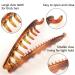 6 Pcs Large Banana Clips - Non-Slip Strong Hold Hair Clips for Thick and Fine Hair - Women and Girls - Black, Brown, Leopard - Buy Online on GoSupps.com