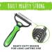 Mighty Paw Dog Grooming Brush | Undercoat Dematting Rake for Long Haired Dogs | Detangling, Thinning, Deshedding Tool with Rounded Teeth (Green) - Buy Online on GoSupps.com