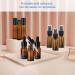 Anyiwi 10ml Roll-On Empty Glass Bottles Set - 9 Brown Essential Oil Containers with Accessories for Perfume Lotion & More - Buy Online on GoSupps.com