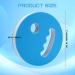 4 Pcs Water Exercise Discs - Hand Held Pool Resistance Set for Adults - Eva Foam Water Aerobic Equipment for Swimming Beginners - White and Blue - Buy Online on GoSupps.com