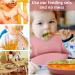 Lookka Baby Weaning Set - 4 Pcs BPA-Free Silicone Feeding Set for Babies & Toddlers - Pink - Buy Online on GoSupps.com