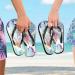 Mnsruu Tropical Floral Cactus Flower Flip Flops | Stylish Home Hotel Spa & Travel Footwear for Men & Women - Buy Online on GoSupps.com