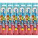 Colgate Dinosaur Toothbrush for Children with Suction Cup Kids 2-5 Years Old Extra Soft - Pack of 6