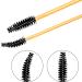 AIBAOBAO 100Pcs Disposable Black-Gold Mascara Wands - Eyelash & Eyebrow Brushes for Castor Oil Application - Buy Online on GoSupps.com